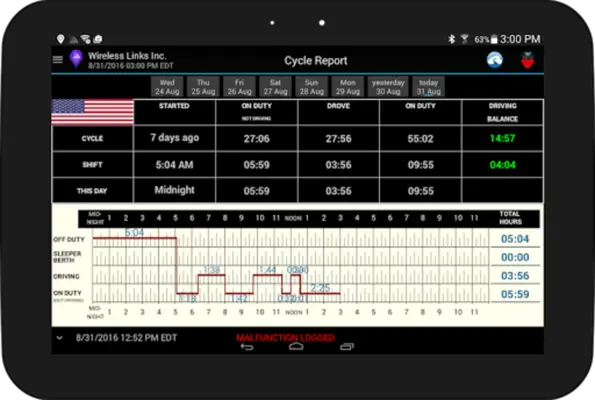 DriverLog Logbook android App screenshot 4